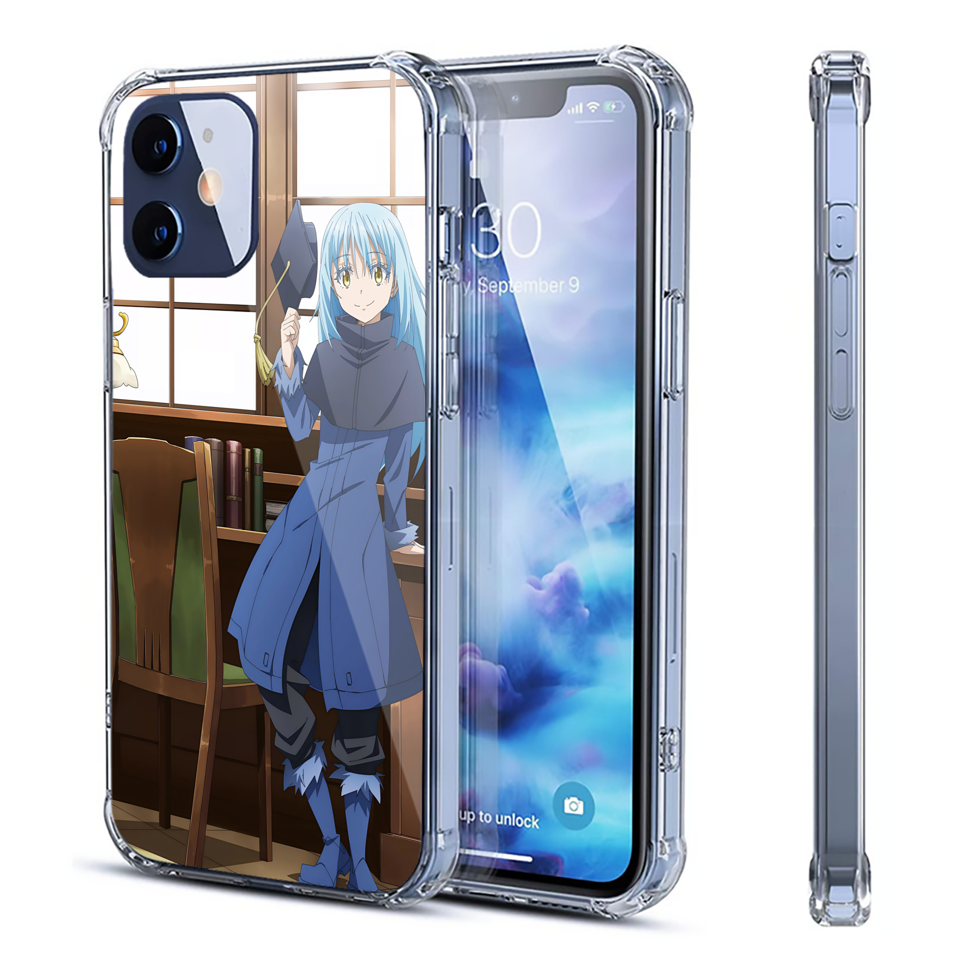 （画像用） 転スラ Regarding Reincarnated to Slime 【iPhone 12シリーズ対応】透明スマホケース（クリアソフトケース）